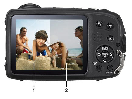 Large 3-inch 920K-dot LCD monitor